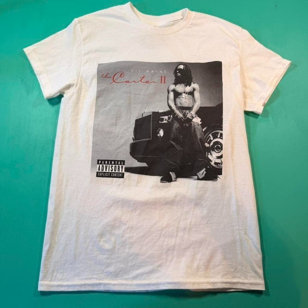 Lil Wayne Carter II graphic tee lil Wayne graphic rap tee shirt SIZE S